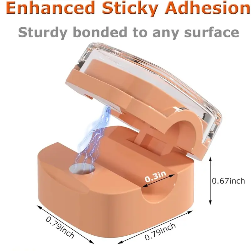 6 Pack Wall Mounted Magnetic Cord Organizer Holder