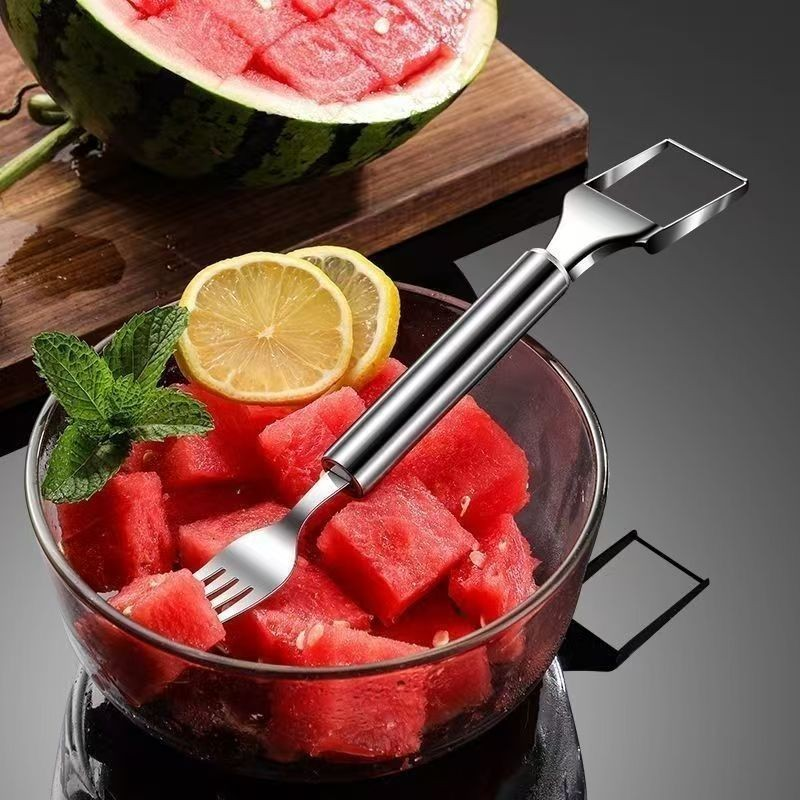 🍉2-Pack Upgraded Watermelon Fork Slicer Cutter Tool