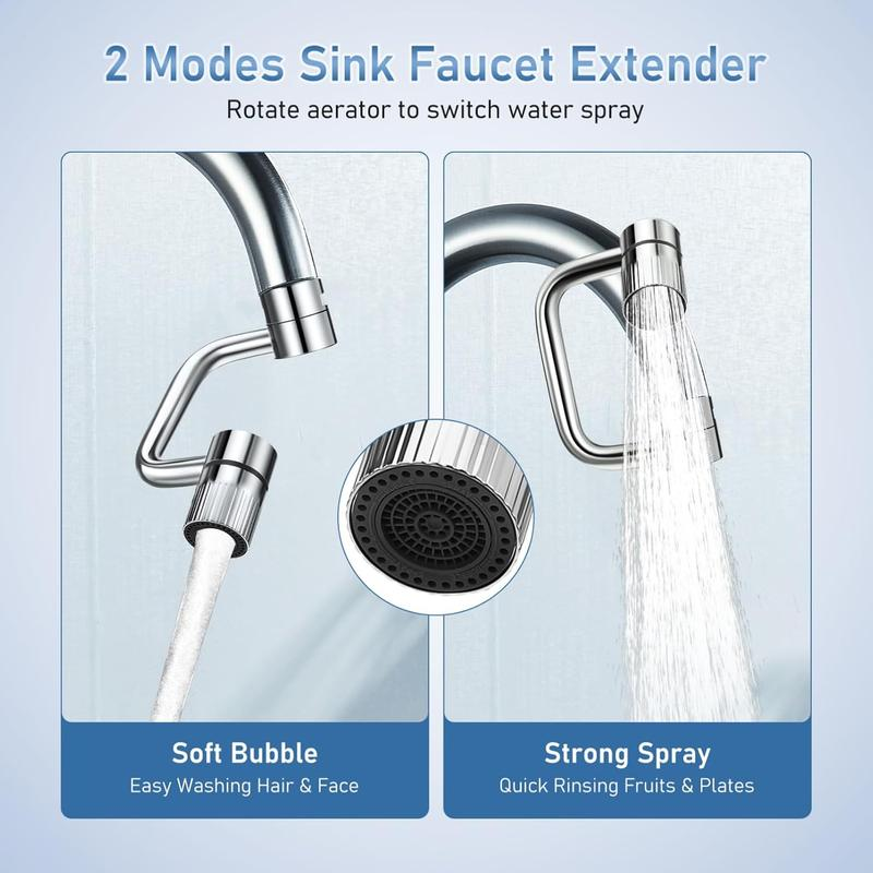 💧1440° Rotatable Faucet Aerator Extension