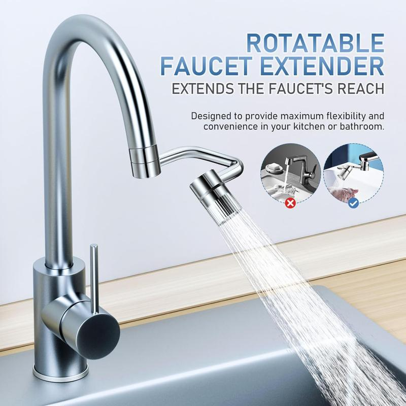 💧1440° Rotatable Faucet Aerator Extension