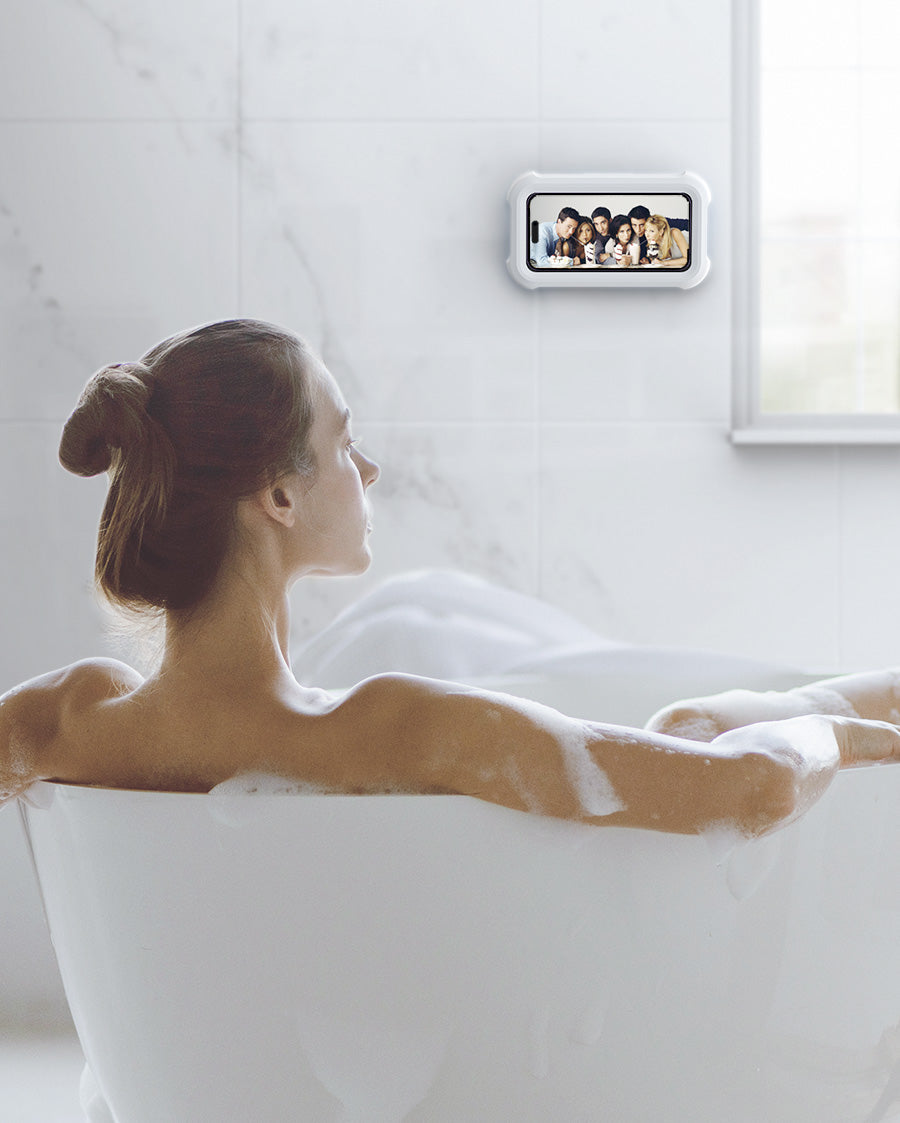Lamicall Waterproof Shower Phone Holder for Bathroom Bathtub, Kitchen, Wall Mirro