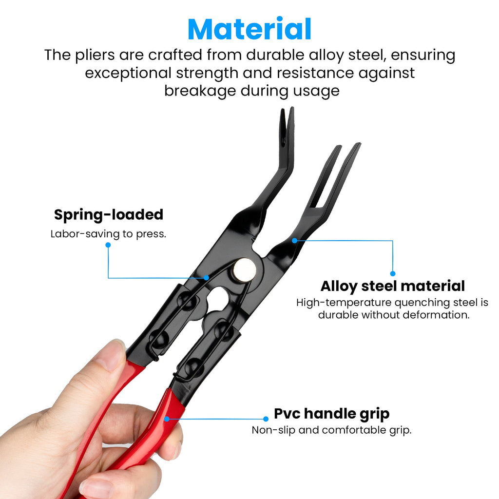 Car Trim Clip Removal Pliers Headlight Repair Door Panel Retainer Remover Tool