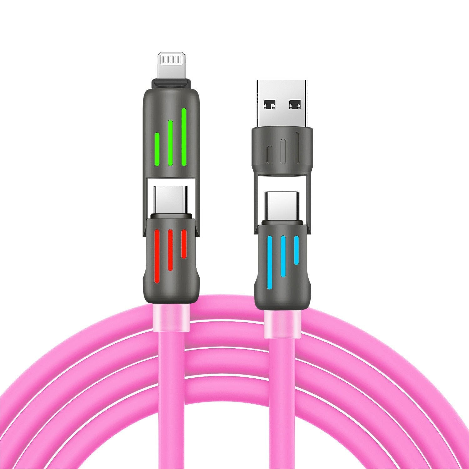 🎁🔥⚡4-in-1 USB Charging Cable fast charging MAX 60w