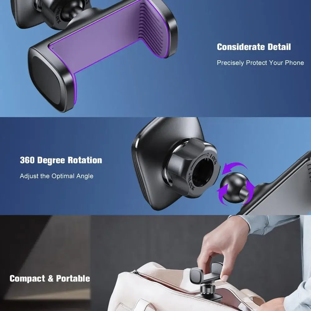 Gym Magnetic Phone Holder 360°