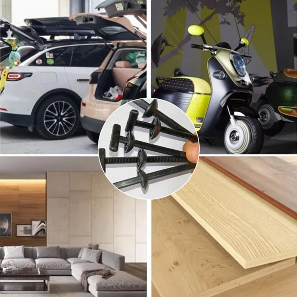 50Pcs Nylon Universal Cable Tie Buckle, Multipurpose Plastic Cable Ties Tool for Car Daily Repair