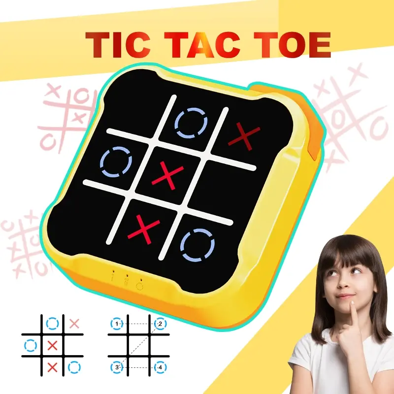 Portable Electronic Tic Tac Toe Game Console